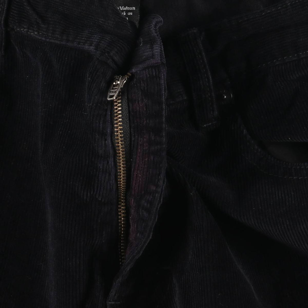 Calvin Klein Jeans Relaxed Straight Corduroy Pants, Men's, Size W35 cotton black type Vintage Second Hand