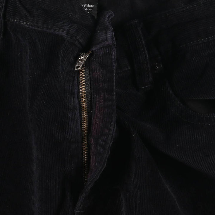 Calvin Klein Jeans Relaxed Straight Corduroy Pants, Men's, Size W35 cotton black type Vintage Second Hand