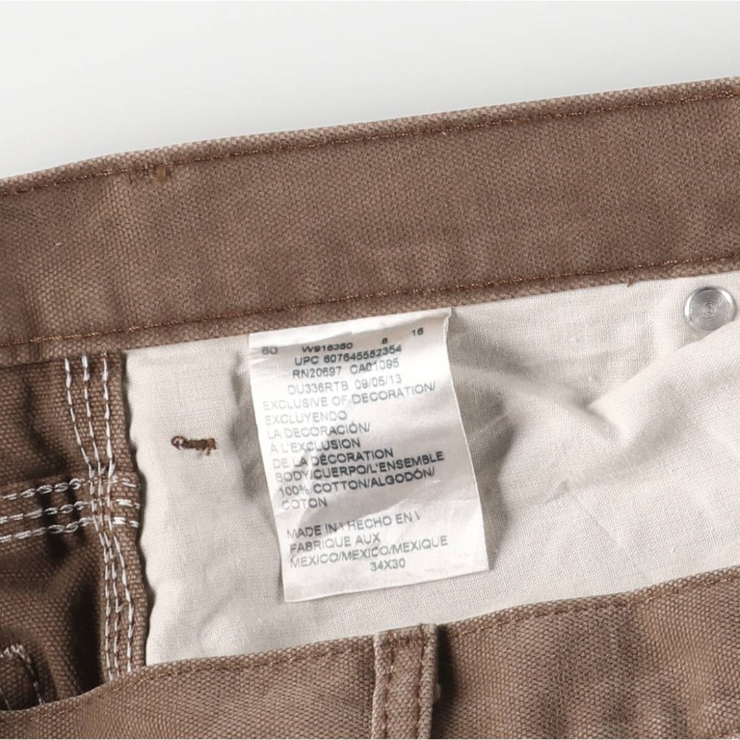 Dickies Duck Painter Pants Men's W36 cotton brown type Vintage Second Hand