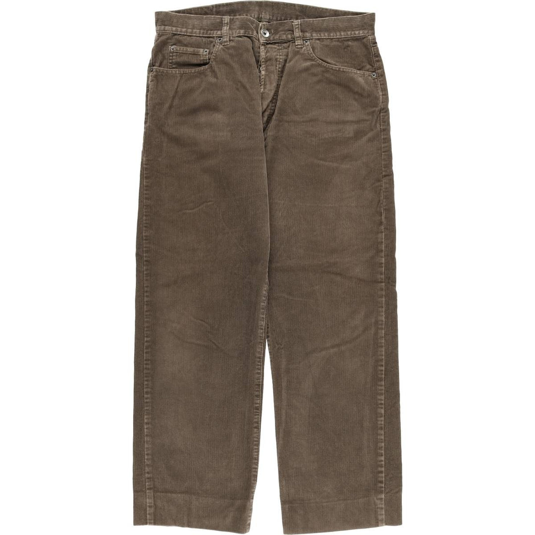 LIBERTO Corduroy Pants Men's Size W33 cotton brown type Vintage Second Hand