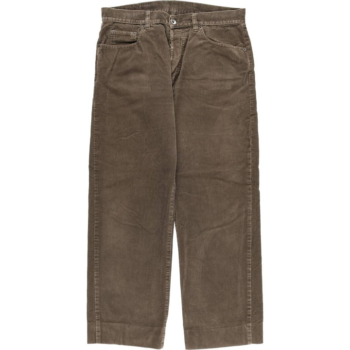 LIBERTO Corduroy Pants Men's Size W33 cotton brown type Vintage Second Hand