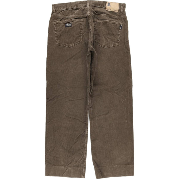 LIBERTO Corduroy Pants Men's Size W33 cotton brown type Vintage Second Hand