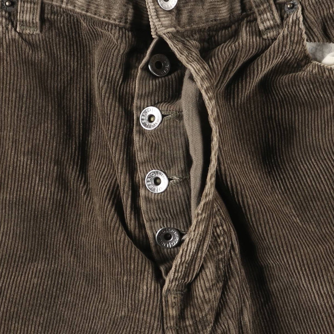 LIBERTO Corduroy Pants Men's Size W33 cotton brown type Vintage Second Hand