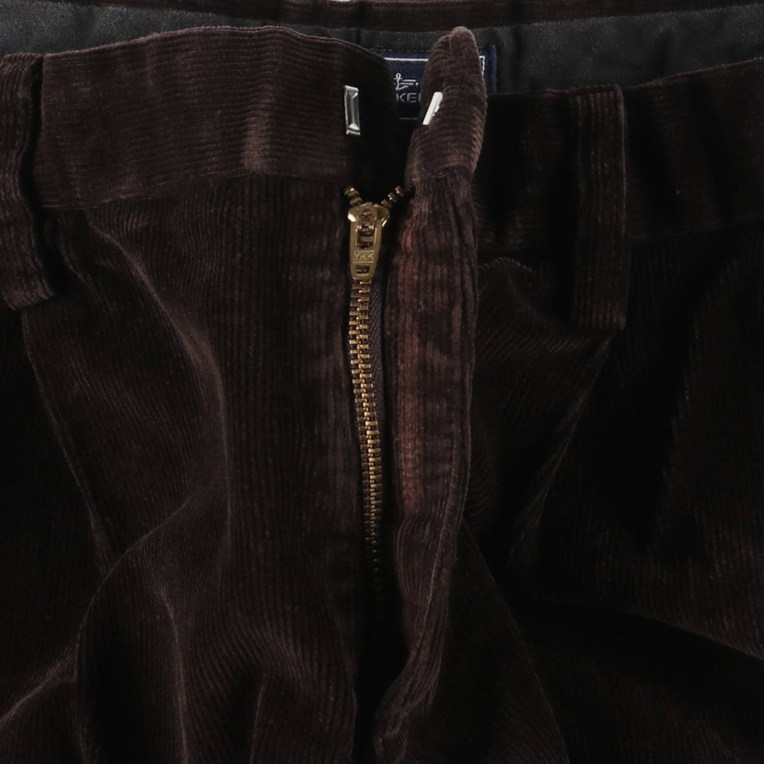 Dockers Pleated Relaxed Fit Two-Pleated Corduroy Pants, Men's, Size W33 cotton brown type Vintage Second Hand