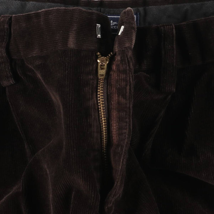Dockers Pleated Relaxed Fit Two-Pleated Corduroy Pants, Men's, Size W33 cotton brown type Vintage Second Hand