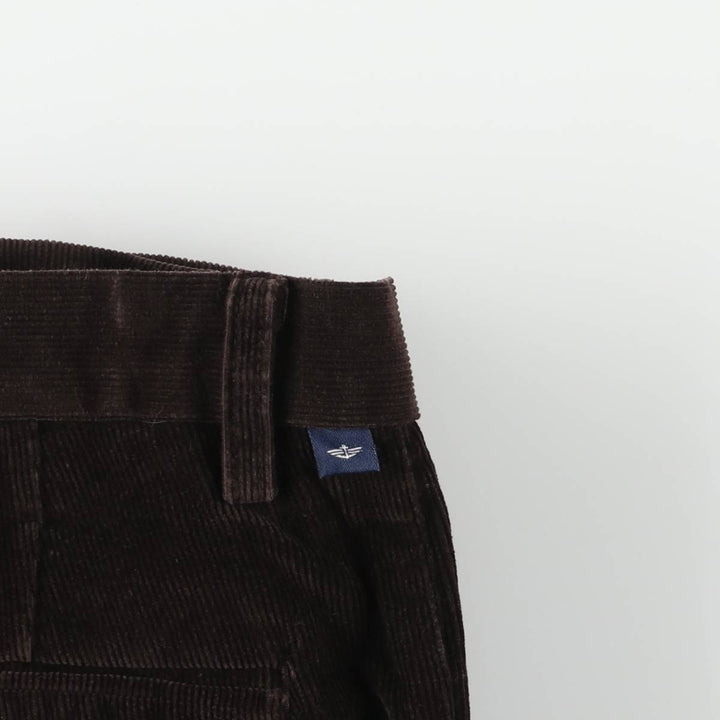 Dockers Pleated Relaxed Fit Two-Pleated Corduroy Pants, Men's, Size W33 cotton brown type Vintage Second Hand