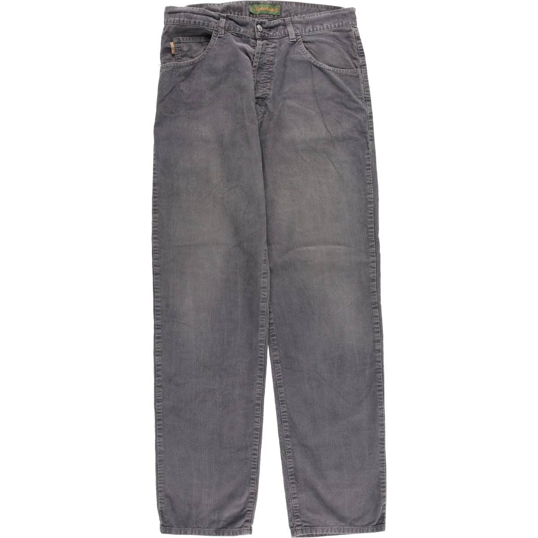Vintage 90s-00'S Timberland corduroy pants, men's size W32. cotton Charcoal Vintage Second Hand