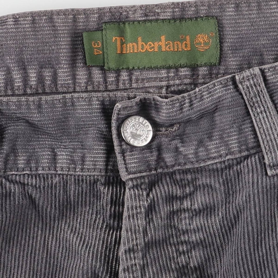 Vintage 90s-00'S Timberland corduroy pants, men's size W32. cotton Charcoal Vintage Second Hand