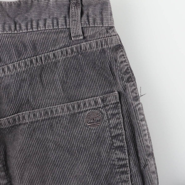 Vintage 90s-00'S Timberland corduroy pants, men's size W32. cotton Charcoal Vintage Second Hand
