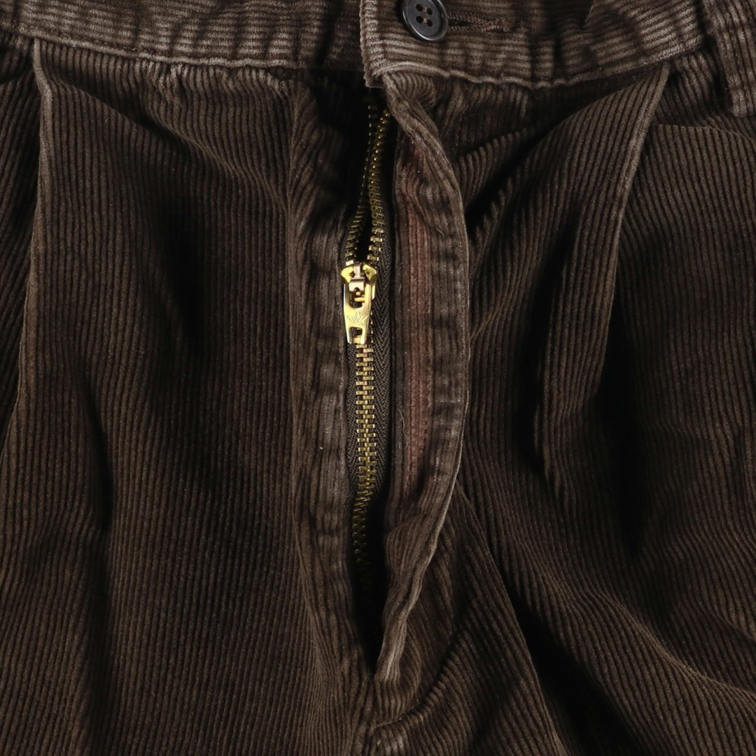 Dockers Two-pleat Corduroy Pants, Men's, Size W32 cotton brown type Vintage Second Hand
