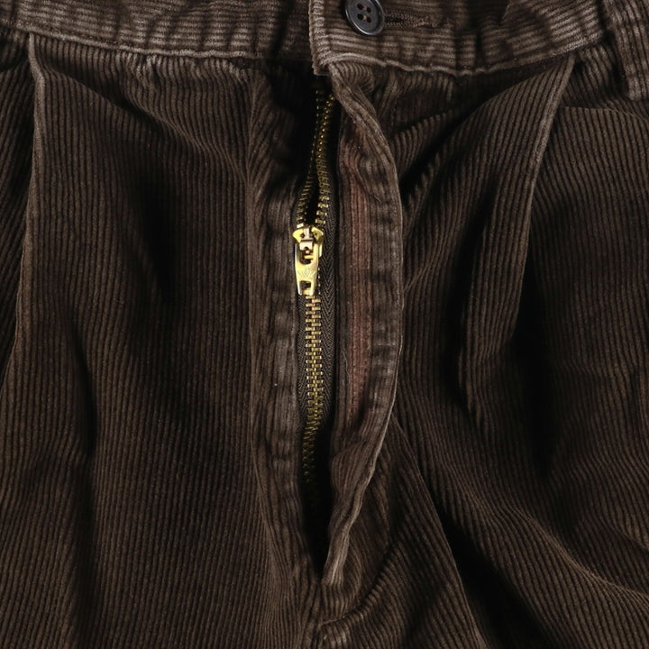 Dockers Two-pleat Corduroy Pants, Men's, Size W32 cotton brown type Vintage Second Hand