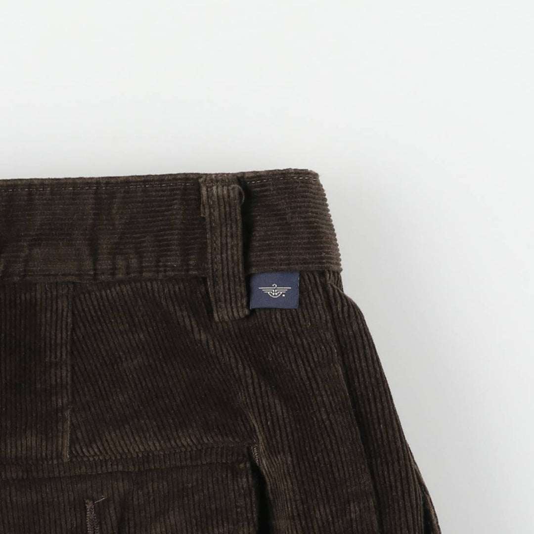 2000'S Dockers Pleated Relaxed Fit Two-Pleated Corduroy Pants, Men's, Size W30 cotton brown type Vintage Second Hand