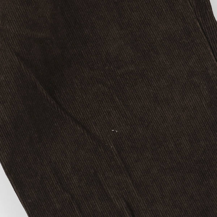 2000'S Dockers Pleated Relaxed Fit Two-Pleated Corduroy Pants, Men's, Size W30 cotton brown type Vintage Second Hand