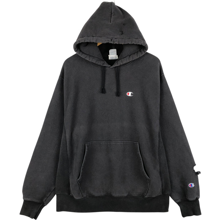 Champion REVERSE WEAVE Reverse Weave Sweat Pullover Hoodie Men's L size cotton Charcoal Vintage Second Hand