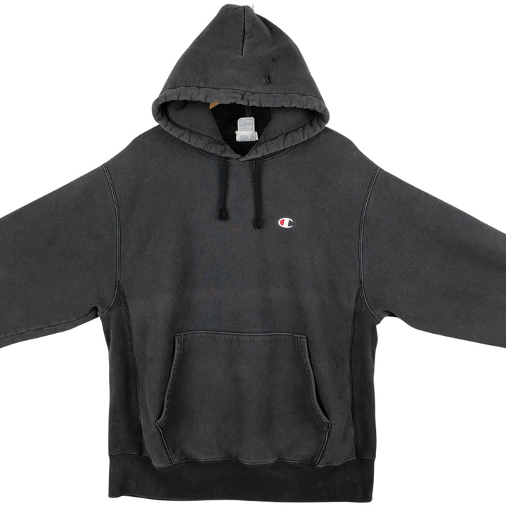 Champion REVERSE WEAVE Reverse Weave Sweat Pullover Hoodie Men's L size cotton Charcoal Vintage Second Hand