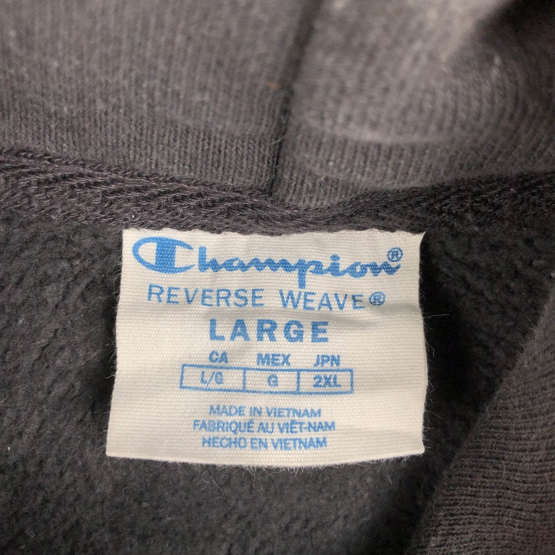 Champion REVERSE WEAVE Reverse Weave Sweat Pullover Hoodie Men's L size cotton Charcoal Vintage Second Hand