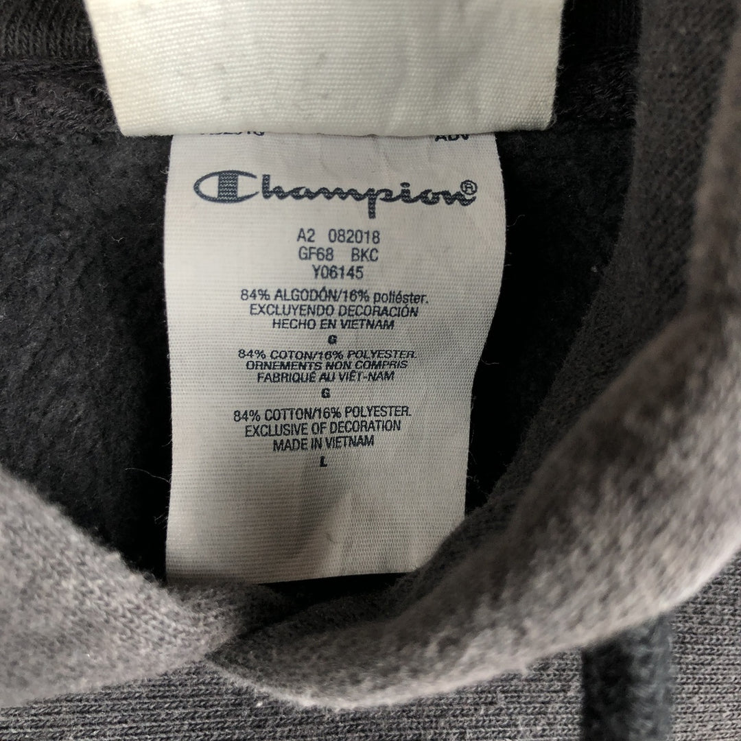 Champion REVERSE WEAVE Reverse Weave Sweat Pullover Hoodie Men's L size cotton Charcoal Vintage Second Hand