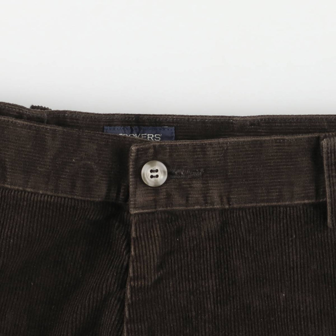 Dockers Corduroy Pants Men's Size 36 cotton brown type Vintage Second Hand