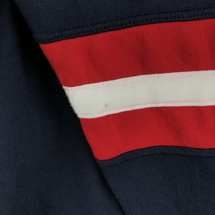 90s-00'S Reebok ATHLETIC DEPT Logo Sweatshirt, Men's Size L, Vintage polyester navy blue type Vintage Second Hand