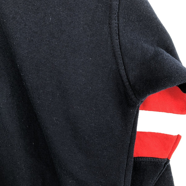 90s-00'S Reebok ATHLETIC DEPT Logo Sweatshirt, Men's Size L, Vintage polyester navy blue type Vintage Second Hand