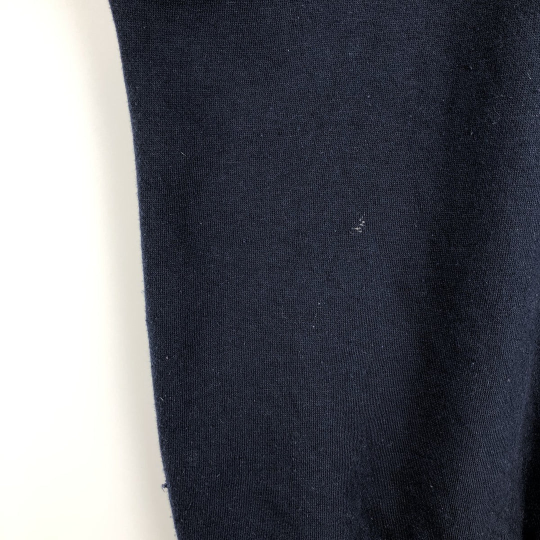 90s-00'S Reebok ATHLETIC DEPT Logo Sweatshirt, Men's Size L, Vintage polyester navy blue type Vintage Second Hand