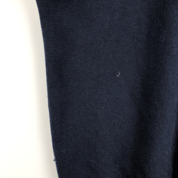 90s-00'S Reebok ATHLETIC DEPT Logo Sweatshirt, Men's Size L, Vintage polyester navy blue type Vintage Second Hand