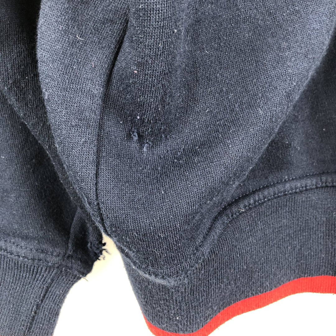 90s-00'S Reebok ATHLETIC DEPT Logo Sweatshirt, Men's Size L, Vintage polyester navy blue type Vintage Second Hand