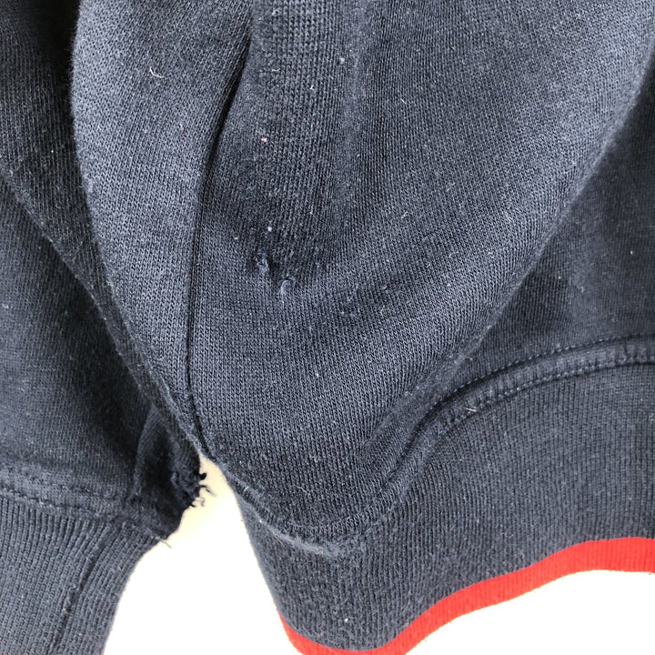 90s-00'S Reebok ATHLETIC DEPT Logo Sweatshirt, Men's Size L, Vintage polyester navy blue type Vintage Second Hand