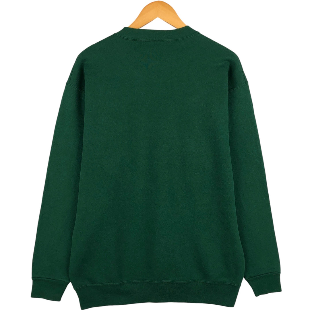 Vintage 90'S Oneta NFL Green Bay Packers Print Sweatshirt, Made in USA, Men's Size L cotton Green type dark green Vintage Second Hand
