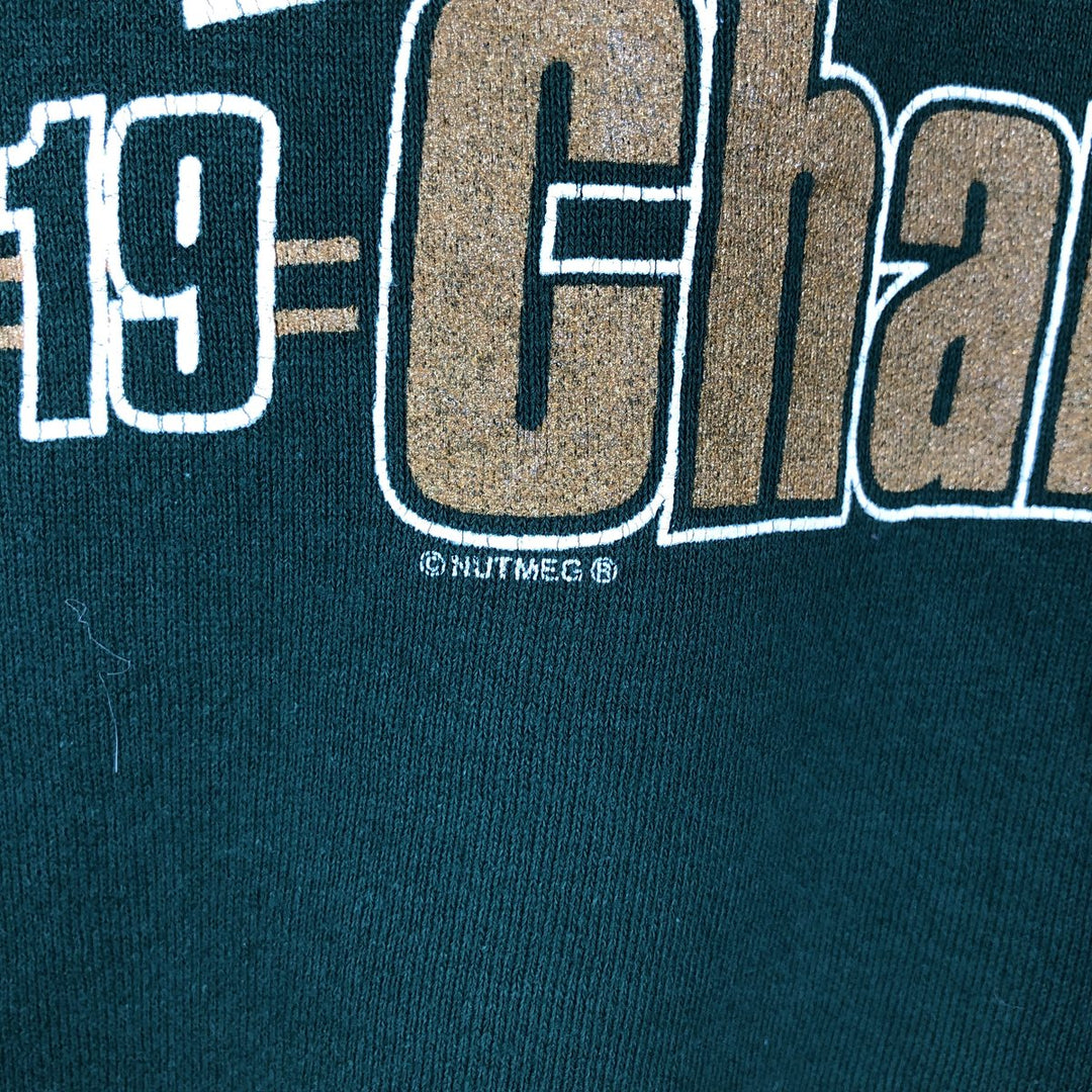 Vintage 90'S Oneta NFL Green Bay Packers Print Sweatshirt, Made in USA, Men's Size L cotton Green type dark green Vintage Second Hand