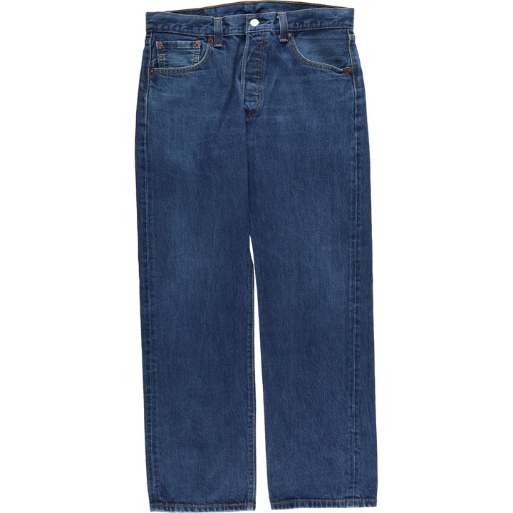 Levi's 501 Euro model straight denim pants for men, size W34 cotton blue type Vintage Second Hand