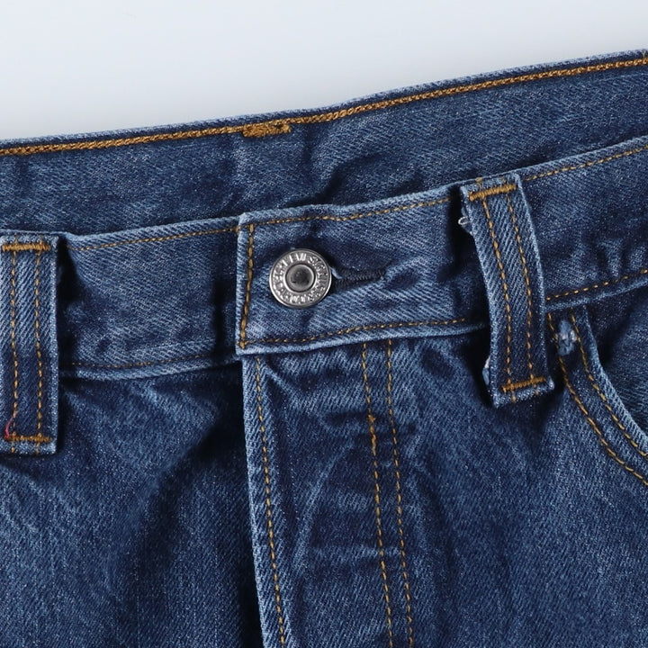 Levi's 501 Euro model straight denim pants for men, size W34 cotton blue type Vintage Second Hand