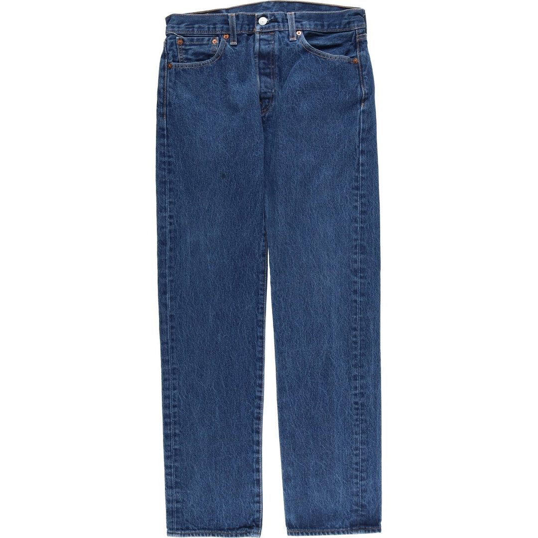 Levi's 501 straight denim pants for men, size W32 cotton blue type Vintage Second Hand