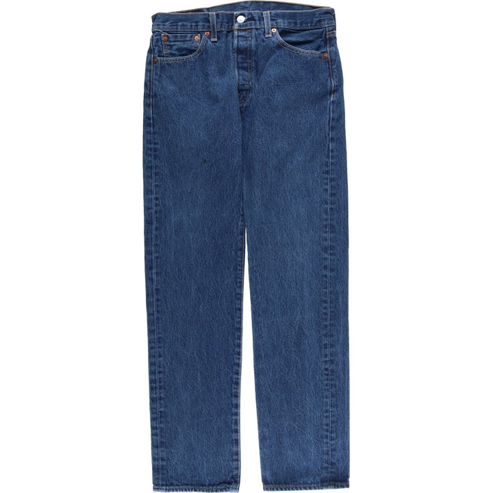 Levi's 501 straight denim pants for men, size W32 cotton blue type Vintage Second Hand