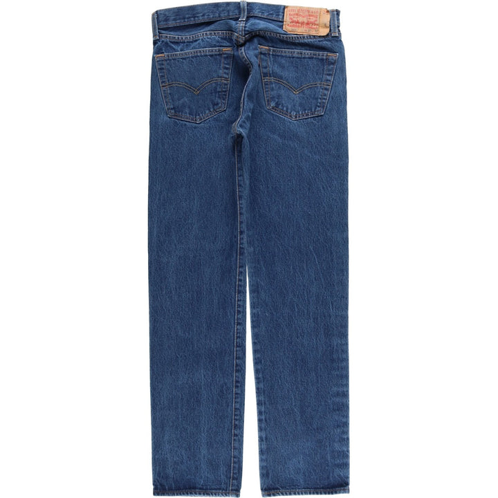 Levi's 501 straight denim pants for men, size W32 cotton blue type Vintage Second Hand