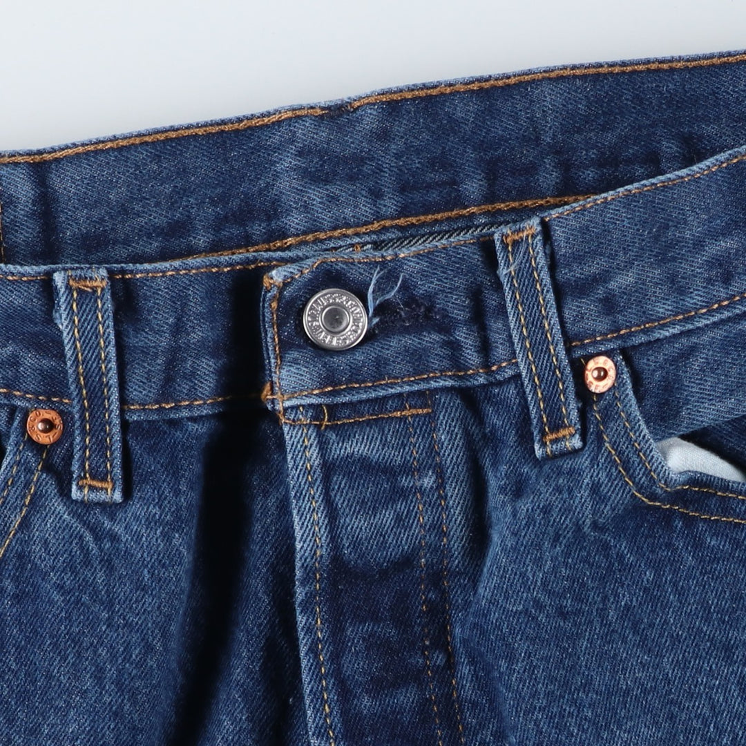 Levi's 501 straight denim pants for men, size W32 cotton blue type Vintage Second Hand