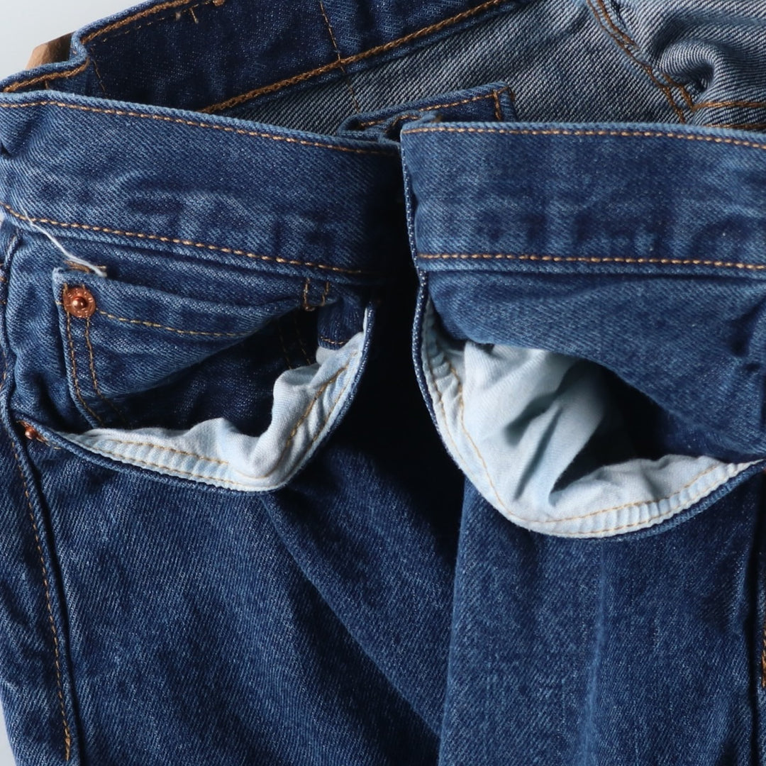 Levi's 501 straight denim pants for men, size W32 cotton blue type Vintage Second Hand