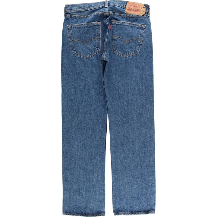 Levi's 501 straight denim pants for men, size W33 cotton blue type Vintage Second Hand