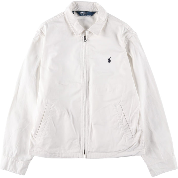 Ralph Lauren POLO by Ralph Lauren Swing Top Sports Jacket Men's L size cotton white type Vintage Second Hand