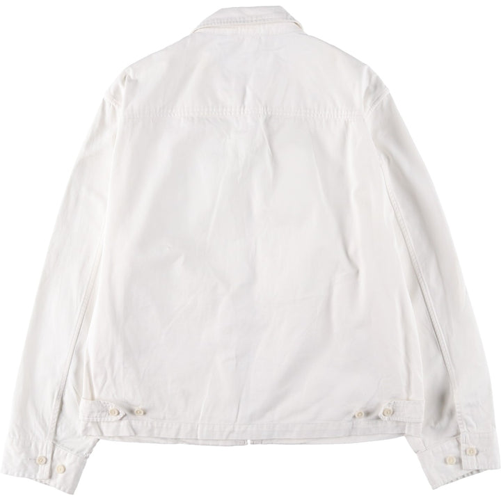 Ralph Lauren POLO by Ralph Lauren Swing Top Sports Jacket Men's L size cotton white type Vintage Second Hand