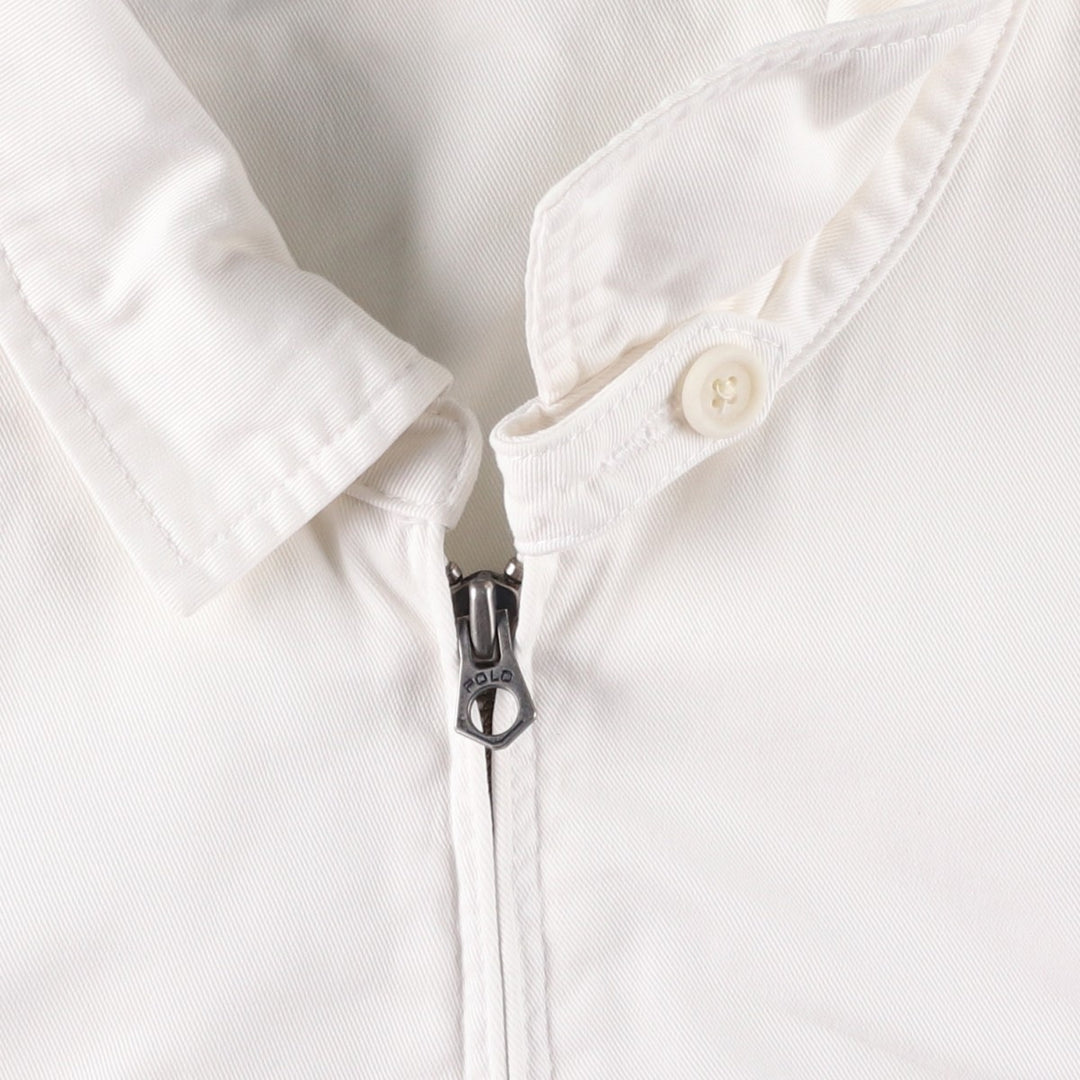 Ralph Lauren POLO by Ralph Lauren Swing Top Sports Jacket Men's L size cotton white type Vintage Second Hand