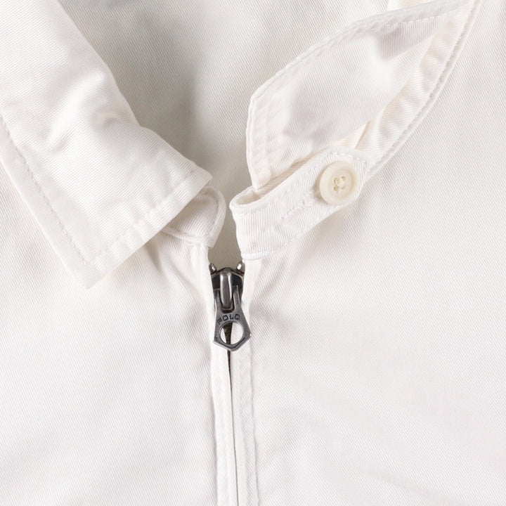 Ralph Lauren POLO by Ralph Lauren Swing Top Sports Jacket Men's L size cotton white type Vintage Second Hand