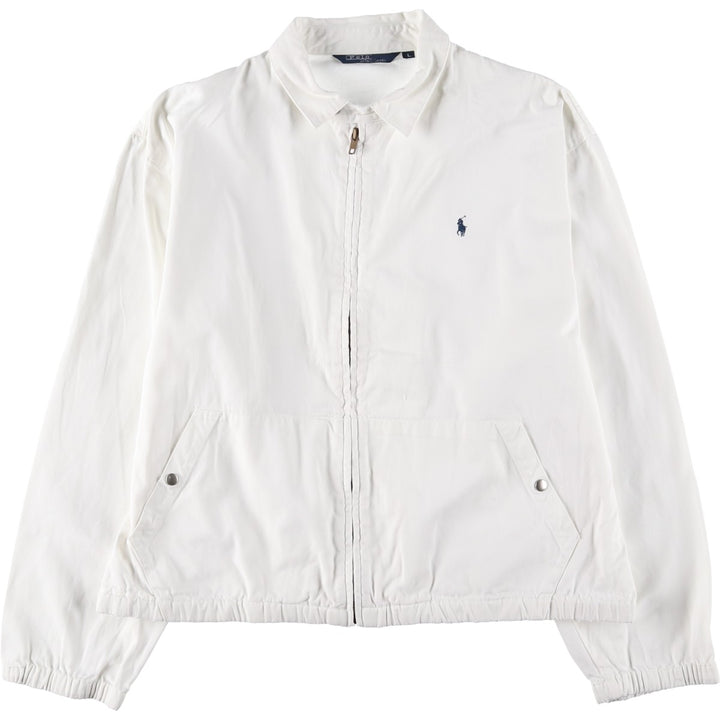 Ralph Lauren POLO by Ralph Lauren Swing Top Sports Jacket Men's L size unclear white type Vintage Second Hand