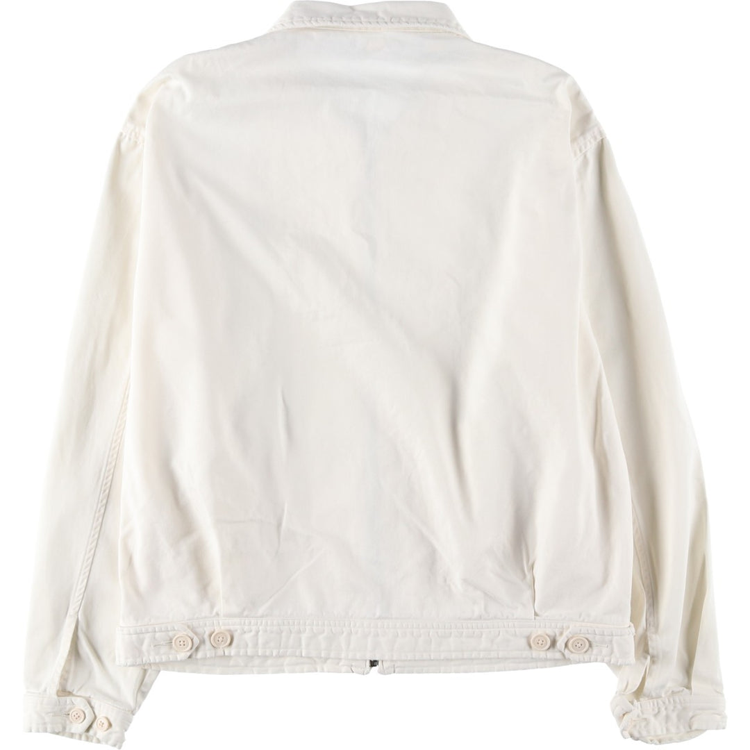 Ralph Lauren POLO by Ralph Lauren Swing Top Sports Jacket Men's L size cotton pale white type Vintage Second Hand