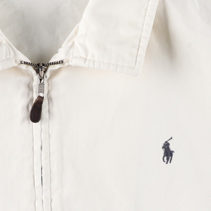 Ralph Lauren POLO by Ralph Lauren Swing Top Sports Jacket Men's L size cotton pale white type Vintage Second Hand