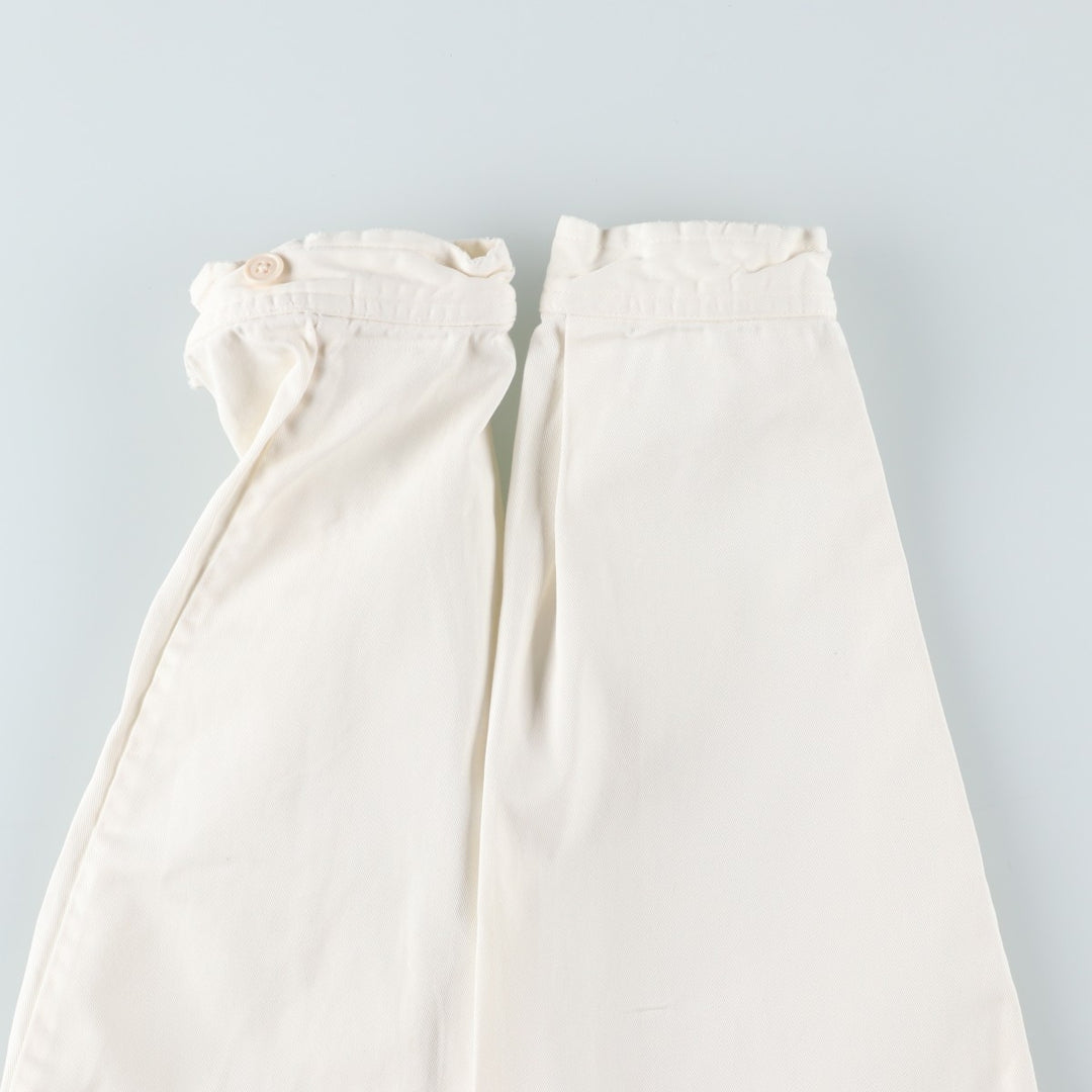 Ralph Lauren POLO by Ralph Lauren Swing Top Sports Jacket Men's L size cotton pale white type Vintage Second Hand