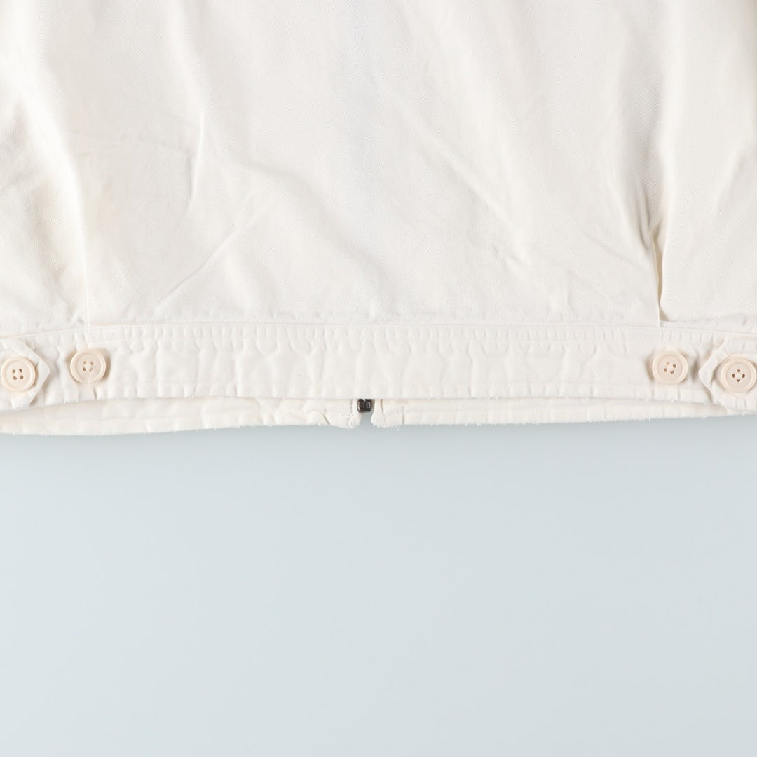 Ralph Lauren POLO by Ralph Lauren Swing Top Sports Jacket Men's L size cotton pale white type Vintage Second Hand