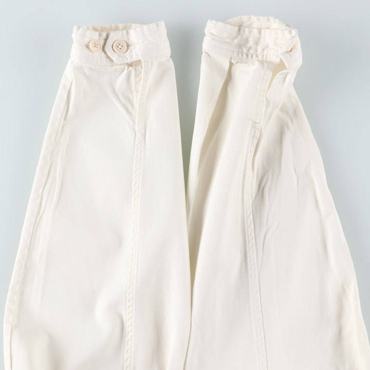 Ralph Lauren POLO by Ralph Lauren Swing Top Sports Jacket Men's L size cotton pale white type Vintage Second Hand