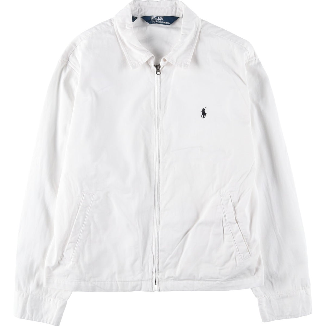 Ralph Lauren POLO by Ralph Lauren Swing Top Sports Jacket Men's XL cotton white type Vintage Second Hand