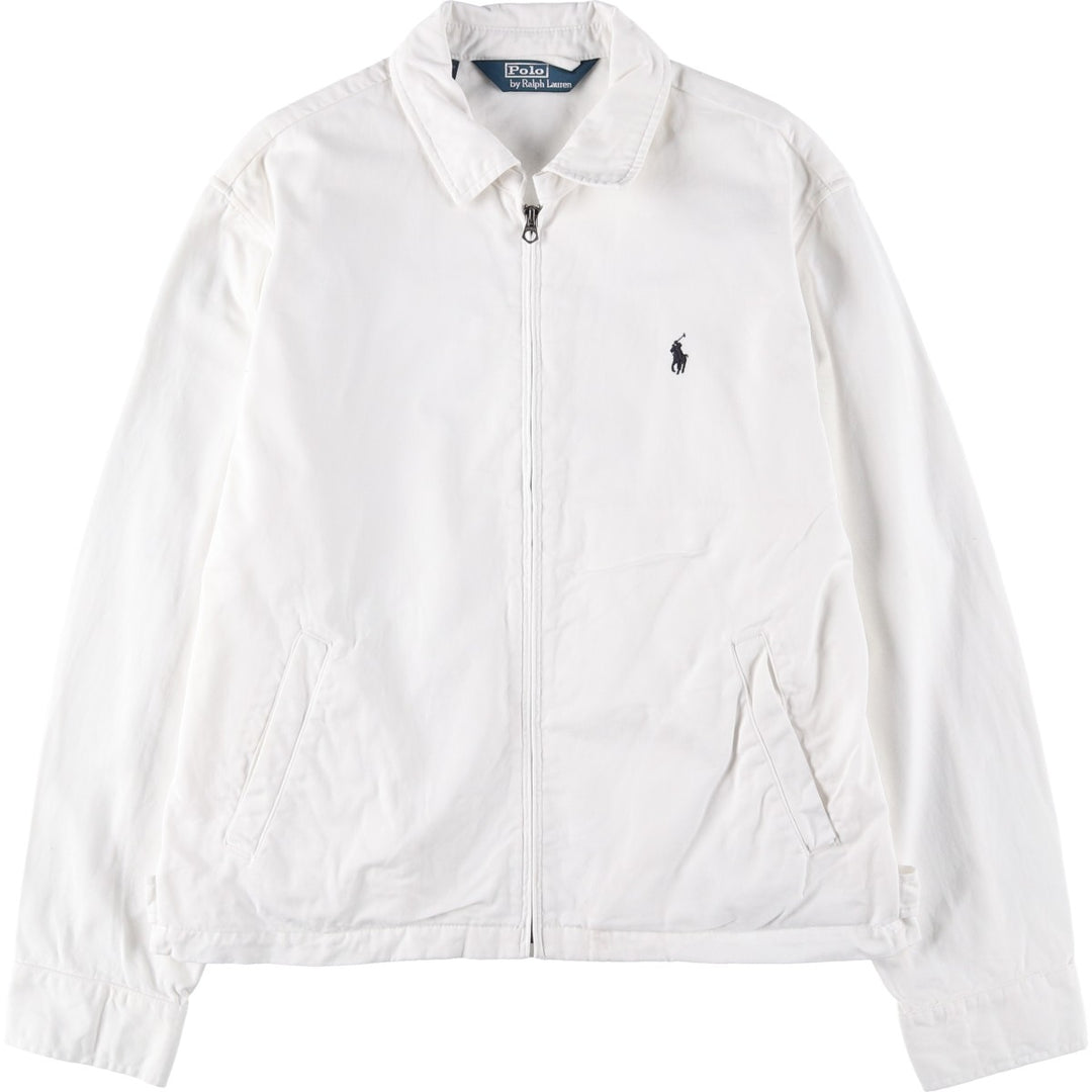 Ralph Lauren POLO by Ralph Lauren Swing Top Sports Jacket Men's L size cotton white type Vintage Second Hand
